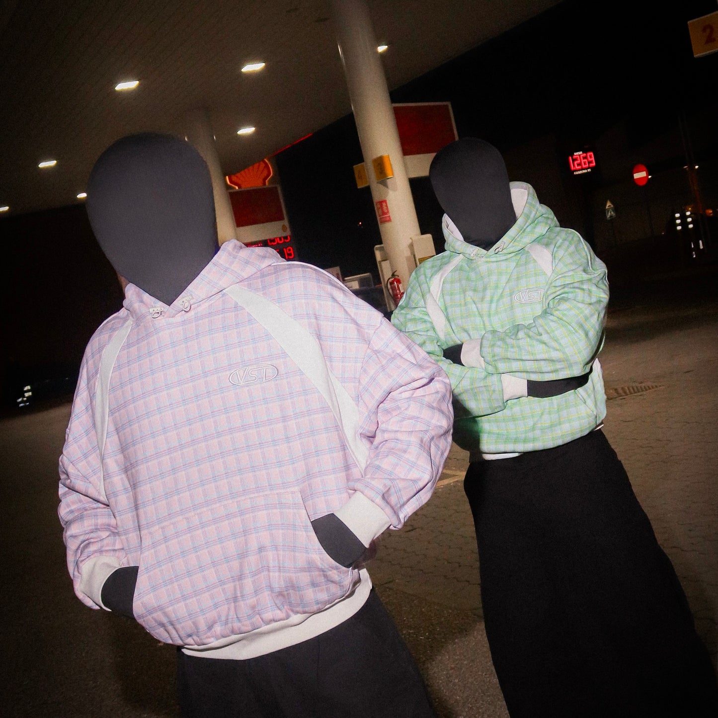 TARTAN HOODIE (PINK)