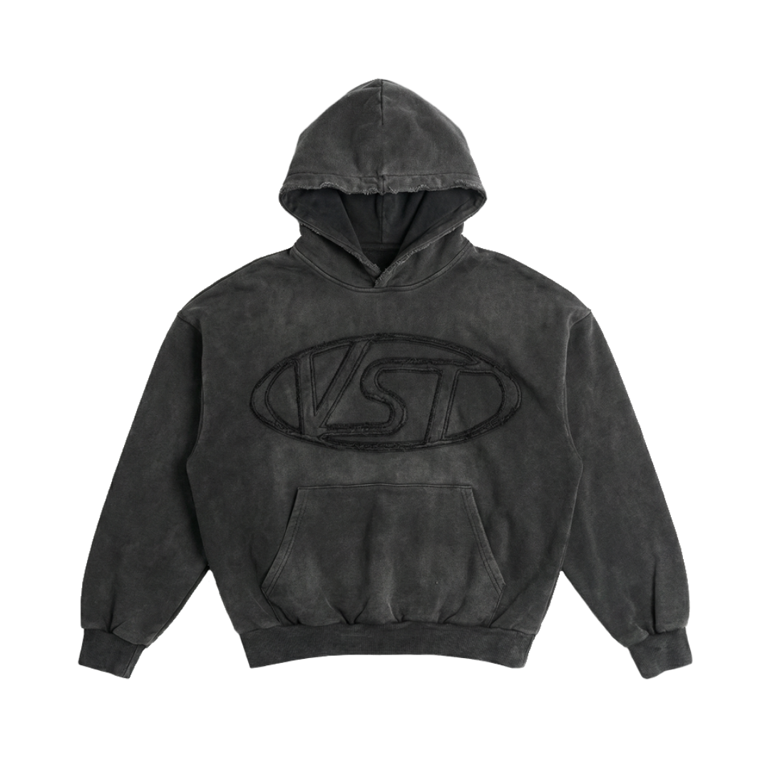 WASHED HOODIE (BLACK)