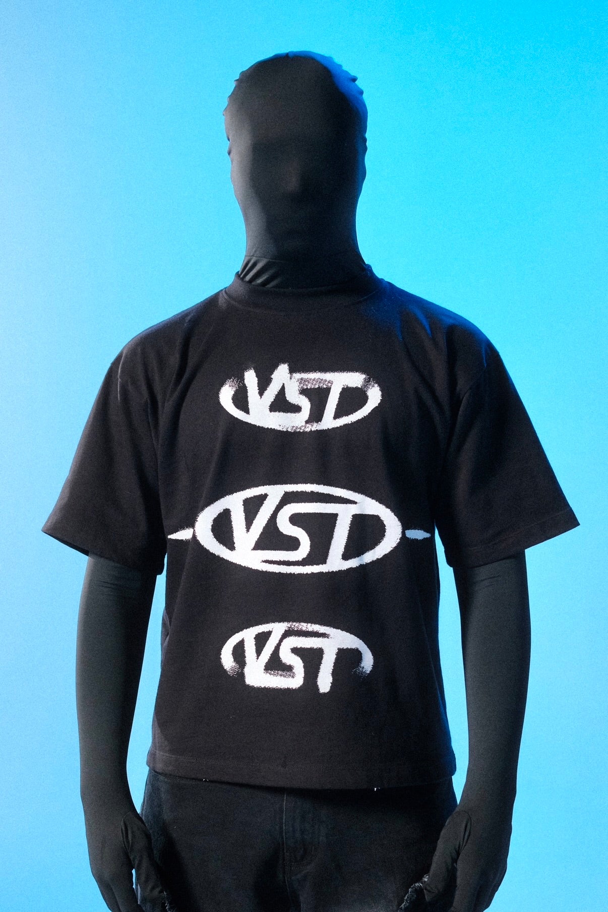 Triple Logo Tee (Black)