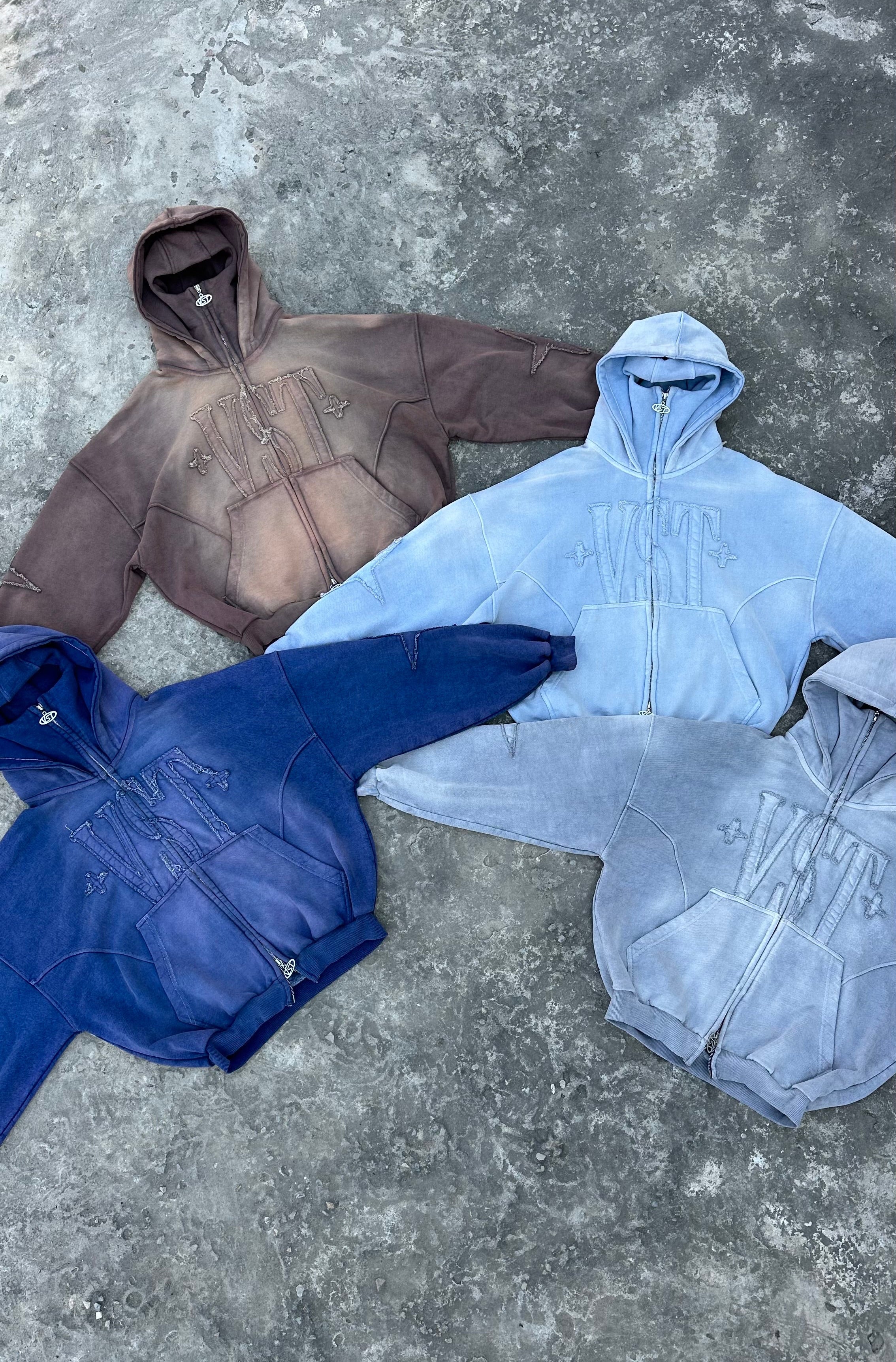 Balaclava Zip (Grey Washed)